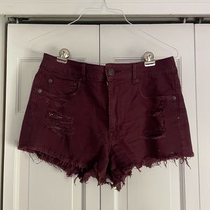 American eagle high rise shorts